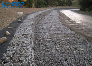 직류 전기를 통한 Gabion 벽 바구니, 건축 도로 보호를 위한 돌 감금소 벽